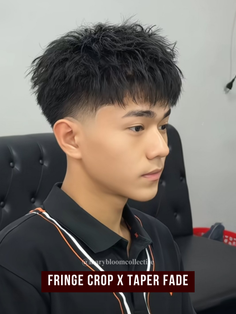 Fringe crop x taper fade