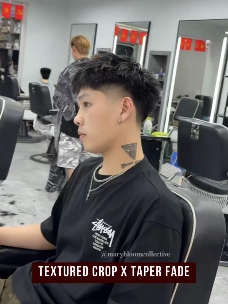 Textured Crop x Taper Fade