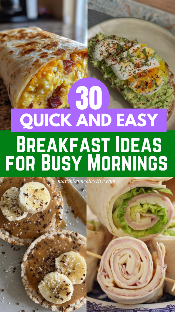 Quick and Easy Breakfast Ideas for Busy Mornings