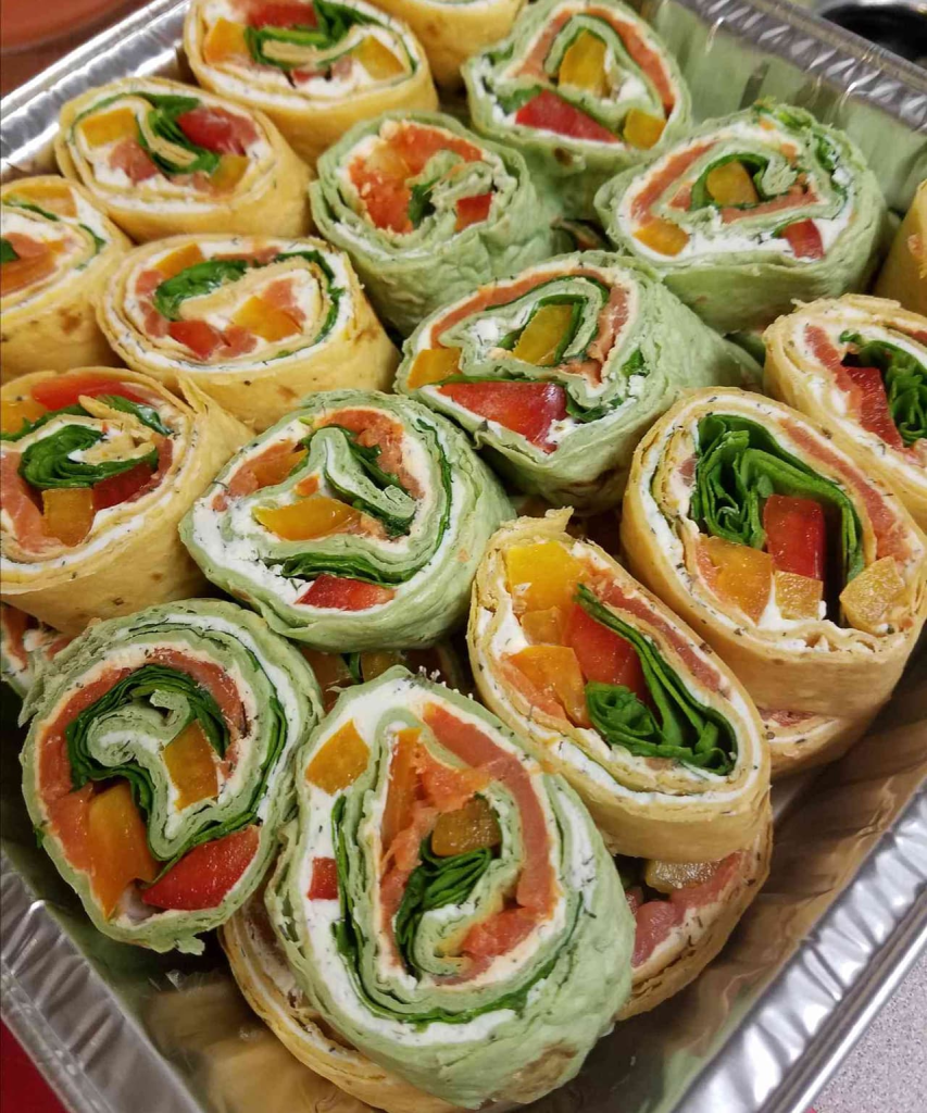 Smoked Salmon Pinwheels