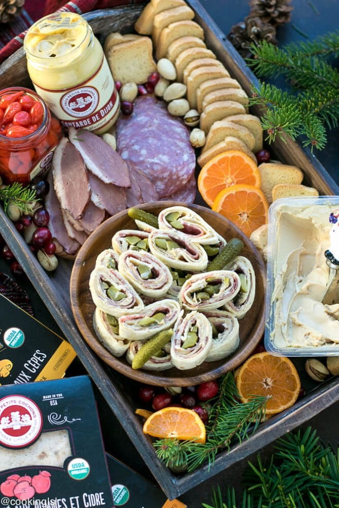 Cheese and Charcuterie Pinwheels