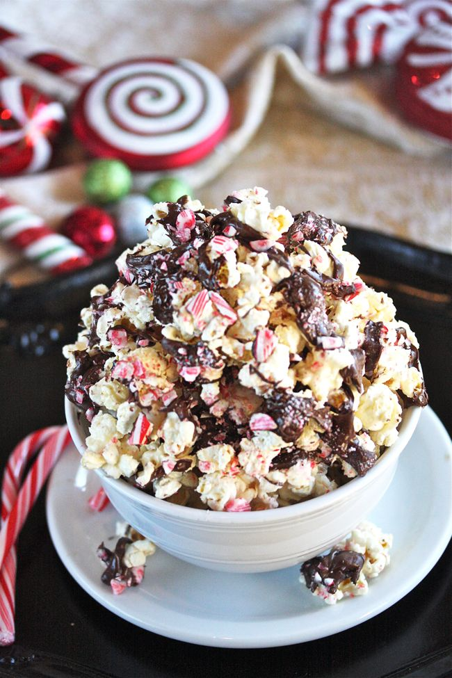 Peppermint Bark Popcorn