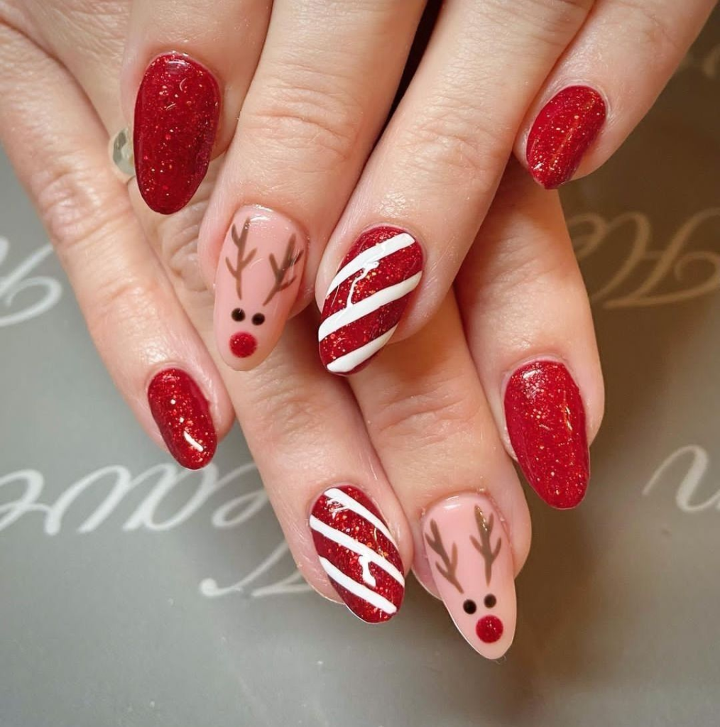 cute Christmas nails