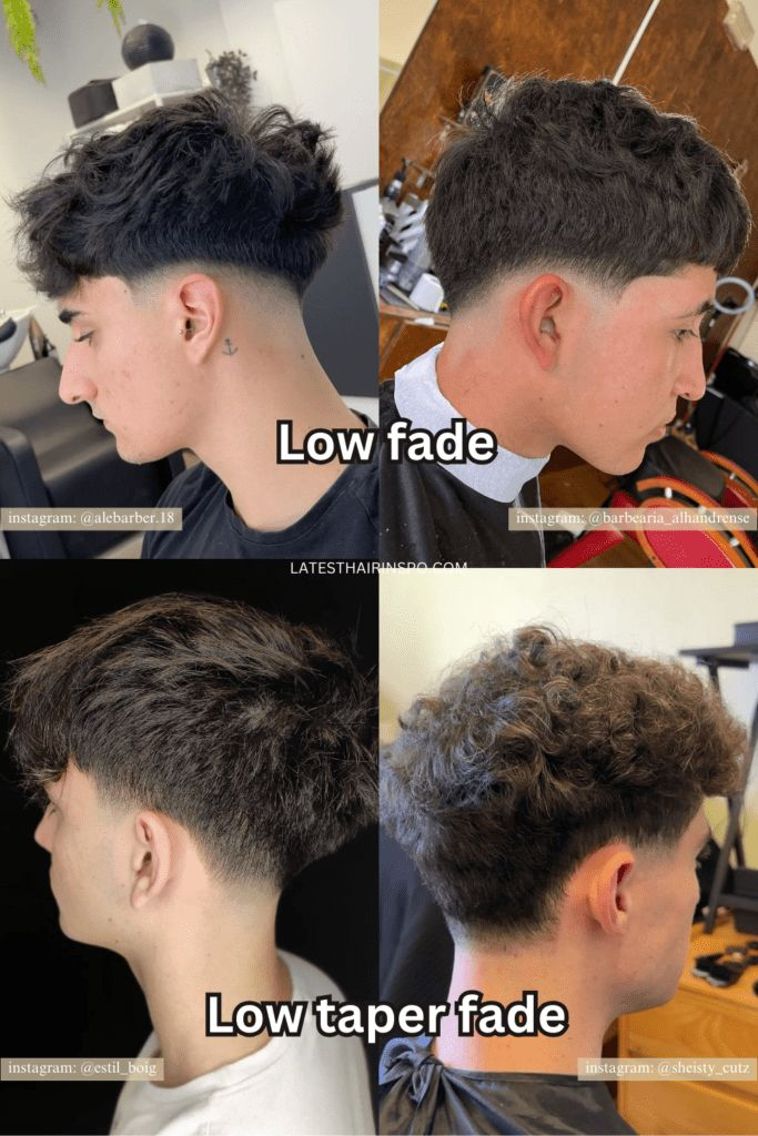Low Fade and Low Taper Fade