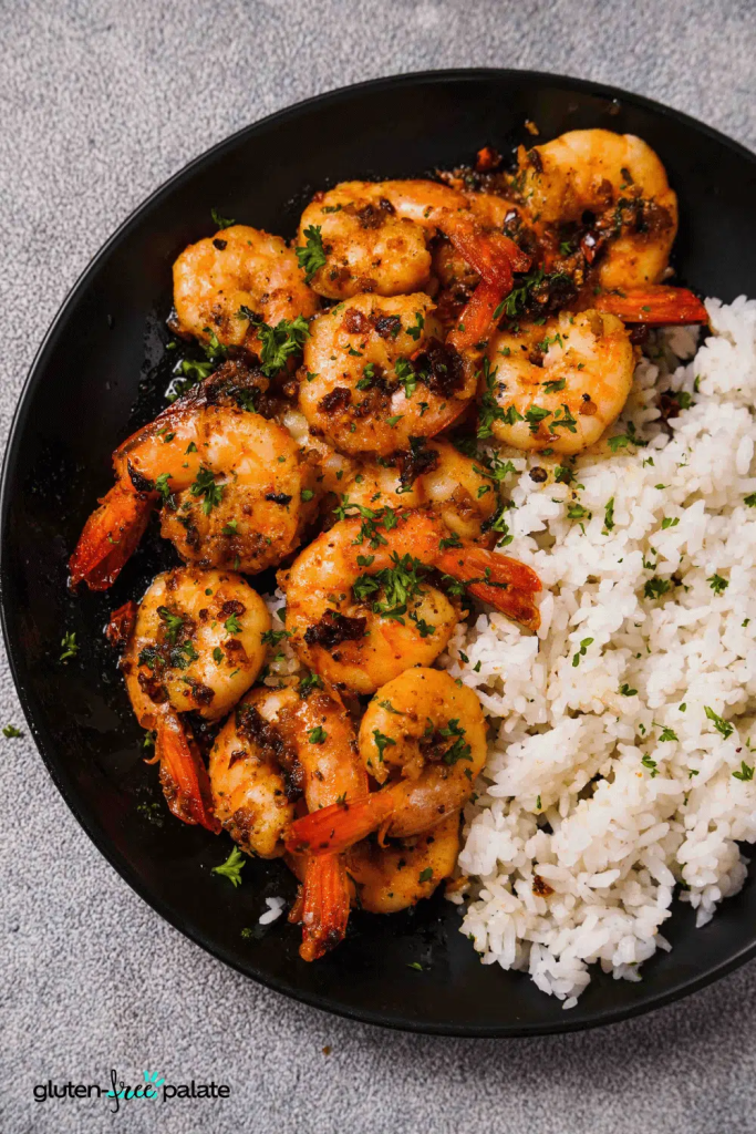 Garlic Butter Shrimp Rice Bowls