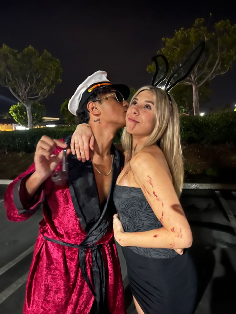 Playboy Bunny and Hugh Hefner Couple Costume