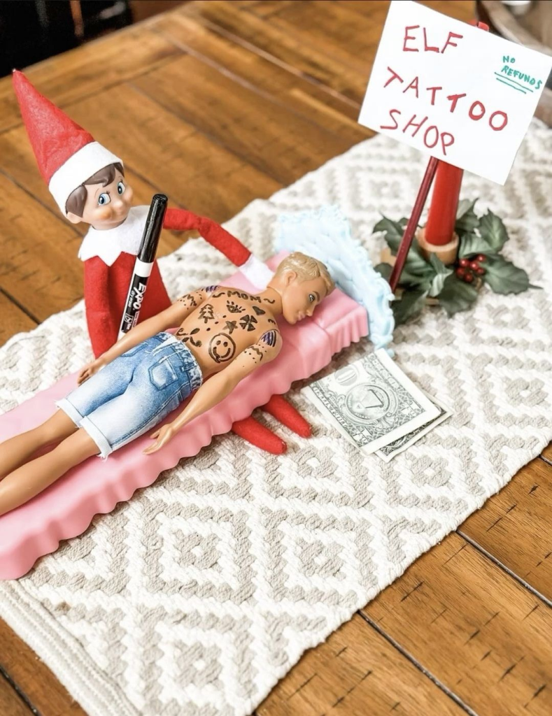 elf on the shelf ideas