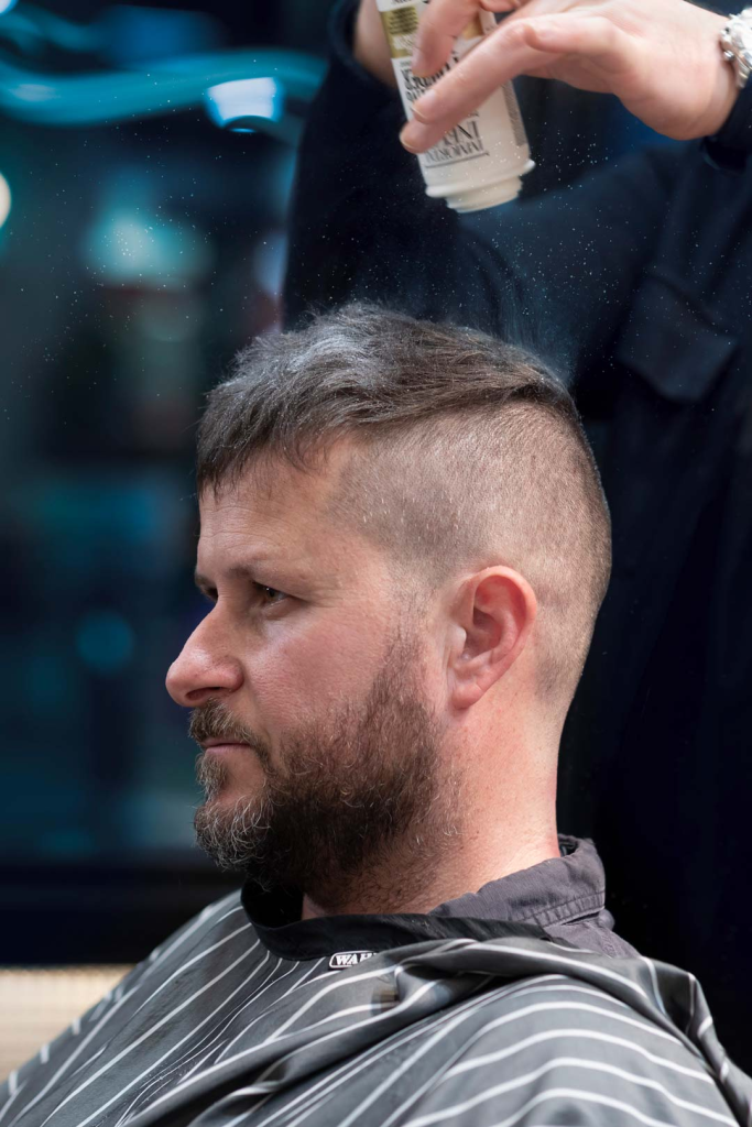 haircuts for men with receding hairline