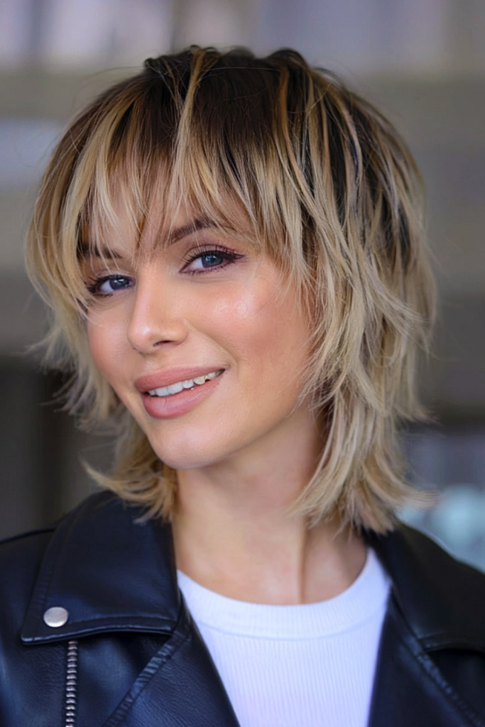 shag haircut for fine hair