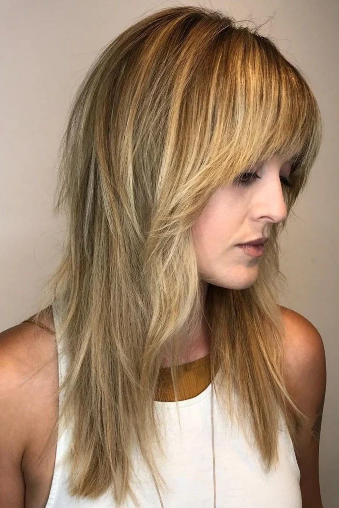 shag haircut for straight hair