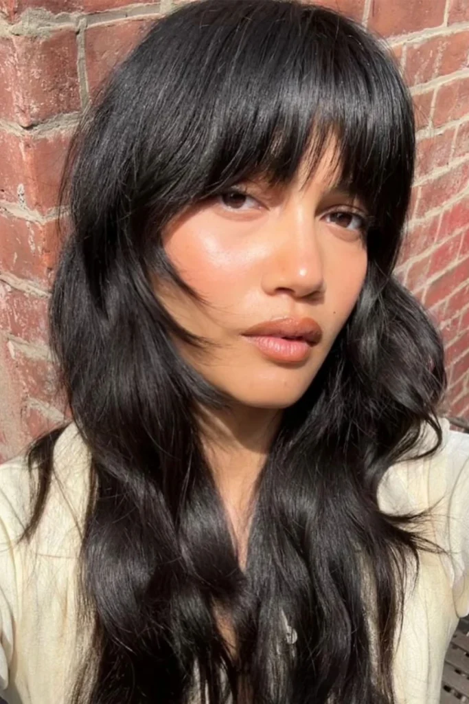 shag haircut for wavy hair