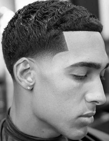 Low Taper Fade + Wavy Hair