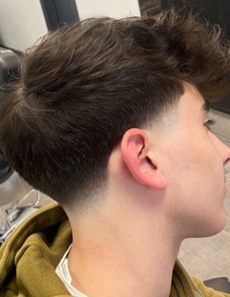 Mid Taper Fade + Textured Quiff